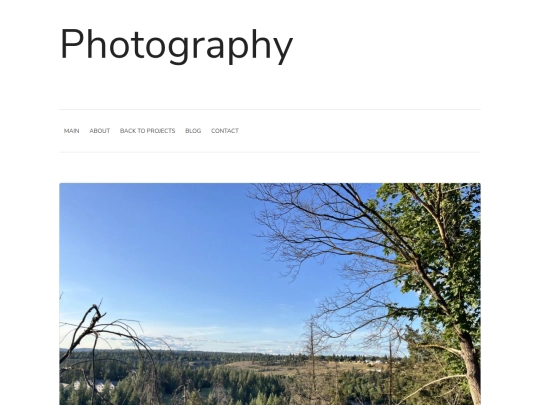 projects/photography screenshot