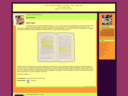 main/blog/tags/monthly-recap screenshot