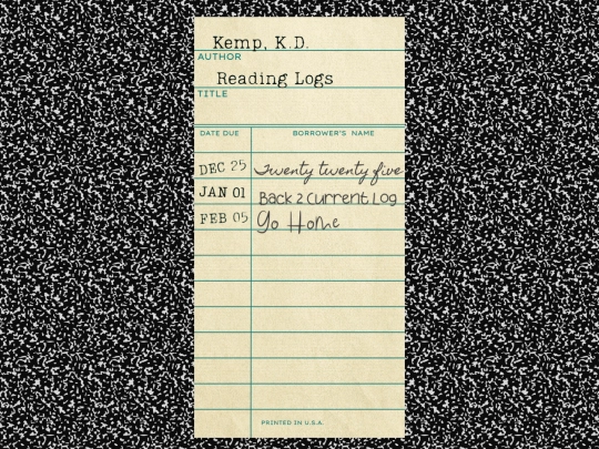 main/reading-log-archive screenshot