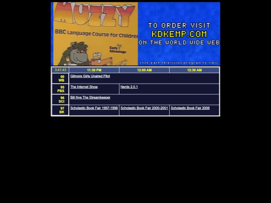 main/tv-guide screenshot