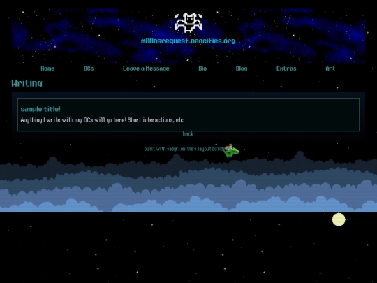 ocs/writing screenshot