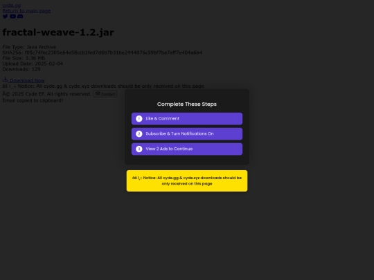 slinkyconfig screenshot
