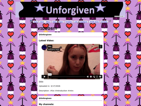 Videos screenshot