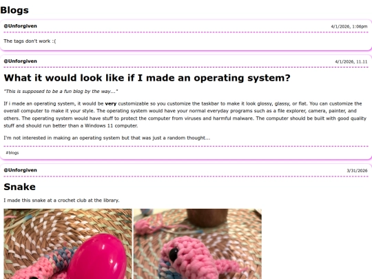 micoblogs screenshot