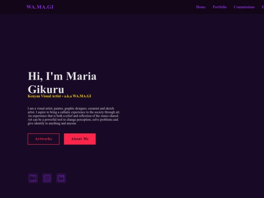 HomePage screenshot