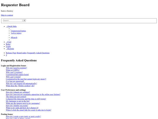 webscene/snd/board/app.php/help/faq screenshot