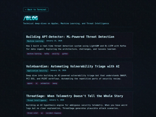 blog screenshot