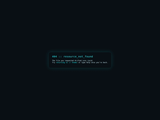 not_found screenshot
