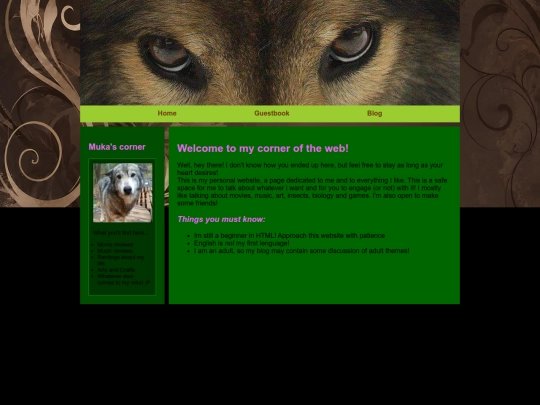 index screenshot