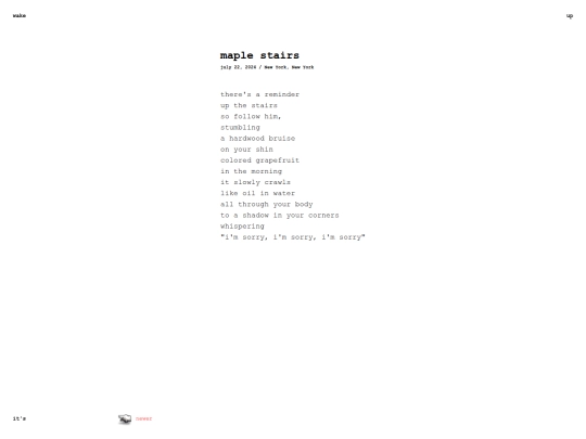 2024-07-22-poem-maple-stairs screenshot