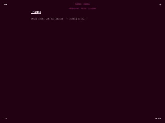 links screenshot