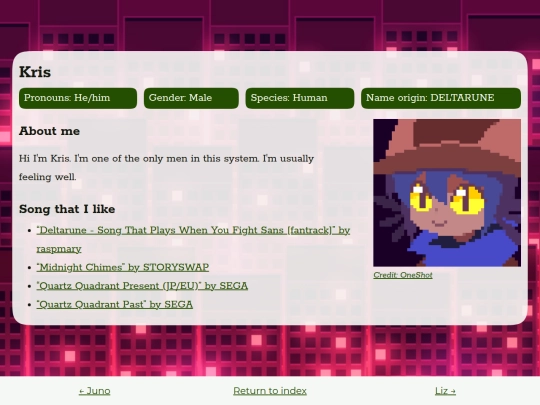 headmates/kris screenshot
