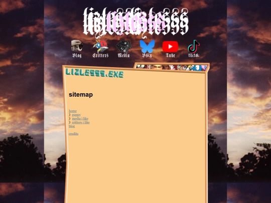 sitemap screenshot