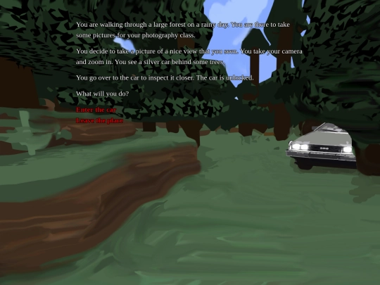 Twine/The Time Machine screenshot