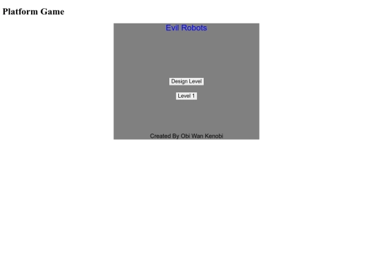 platformmenu screenshot