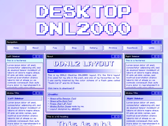 layouts/ddnl2-layout screenshot