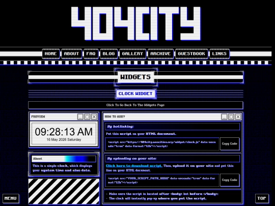 widgets/clock screenshot