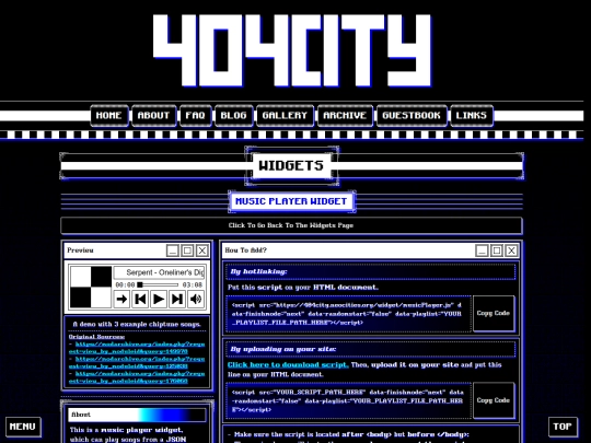 widgets/music-player screenshot