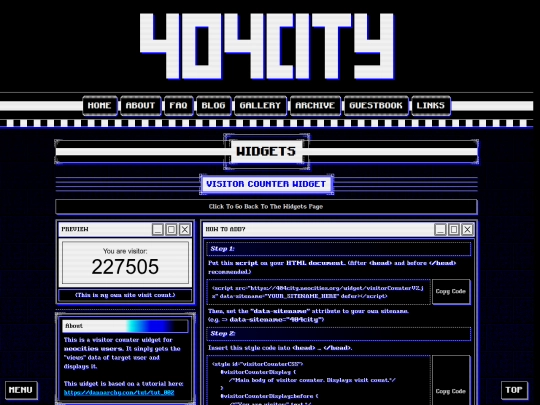 widgets/visitor-counter screenshot