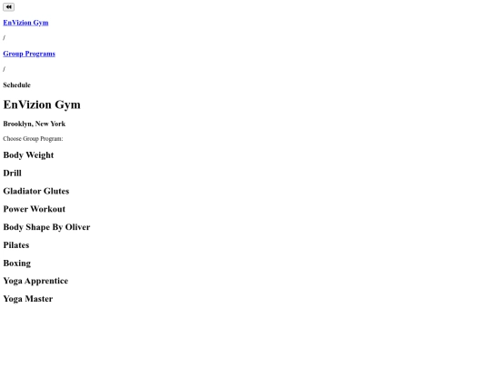 Gym/book-program screenshot
