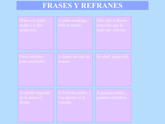 Refranes/Refranes screenshot