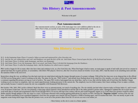 history/main screenshot