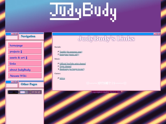 links screenshot