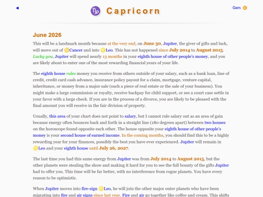 astrology/a-zone screenshot
