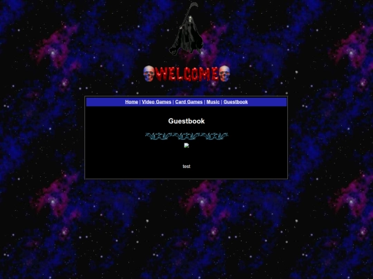 guestbook screenshot