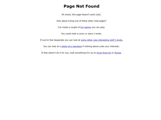 not_found screenshot