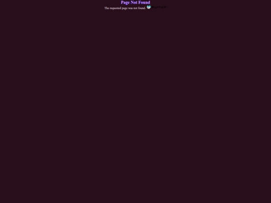 not_found screenshot