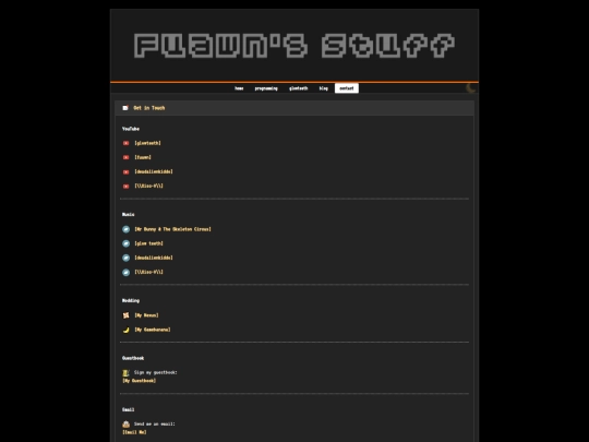 contact screenshot