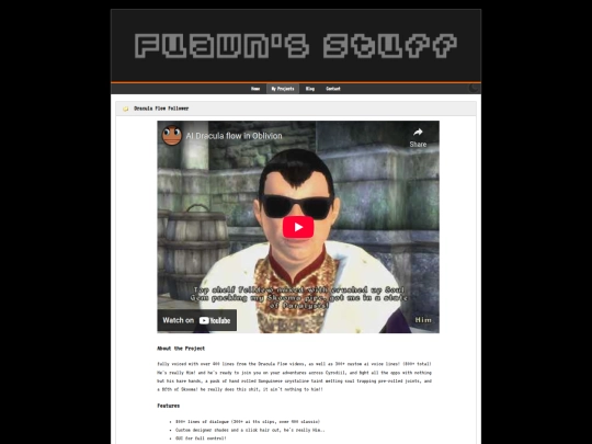 projects/dracula-flow screenshot