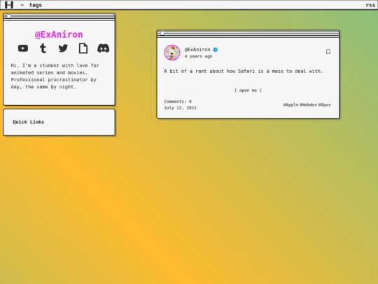 tags/webdev screenshot