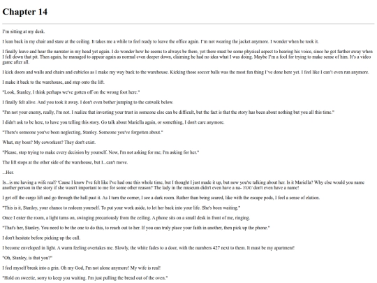 HTML/FANFICTION_SUB/THE_STANLEY_PARABLE/THIS_IS_THE_STORY/chapter14 screenshot