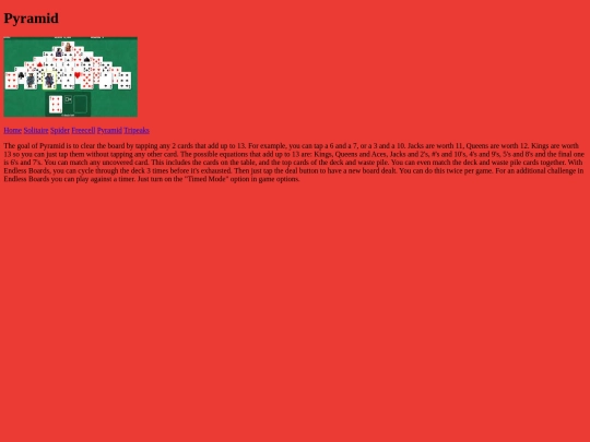 Pyramid screenshot