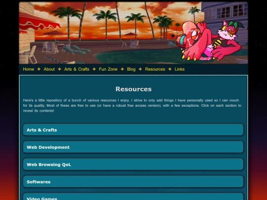 resources screenshot