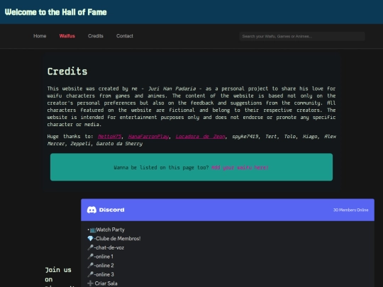 credits screenshot