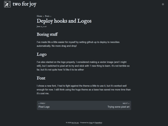 posts/deploy screenshot