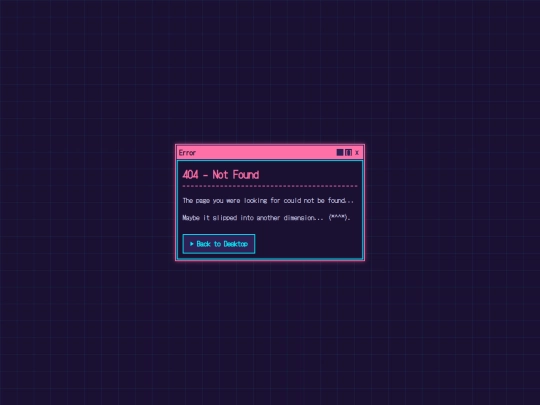 not_found screenshot