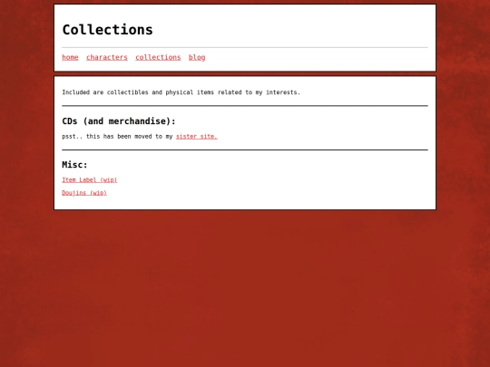 collections screenshot