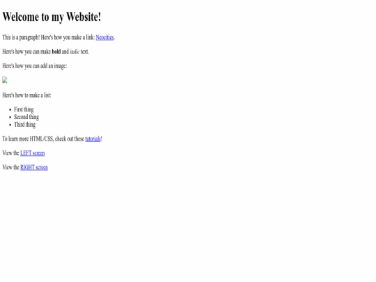 index screenshot
