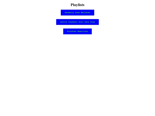 playlists screenshot