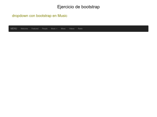 bootstrap1/dropdown screenshot