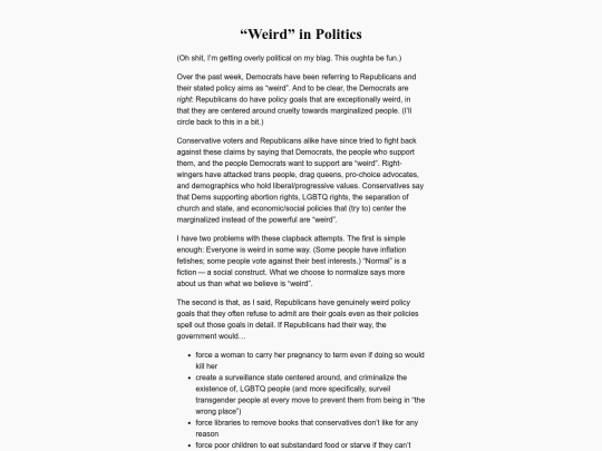 WeirdInPolitics screenshot