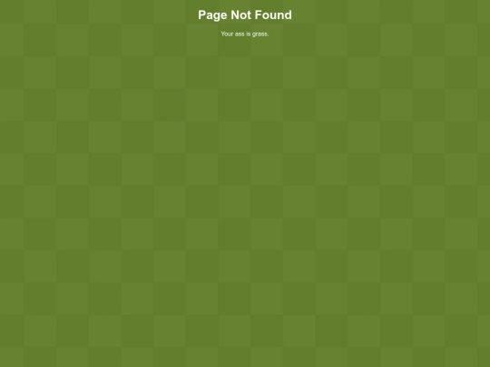 not_found screenshot