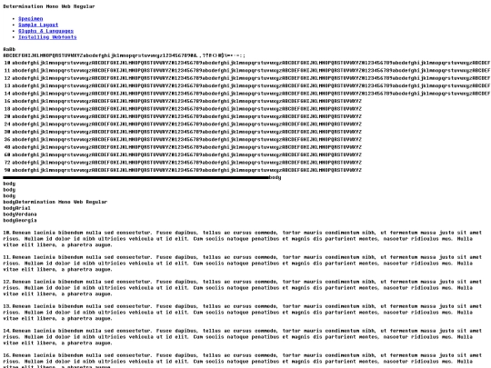 determinationkit/determinationmonowebregular-z5oq-demo screenshot