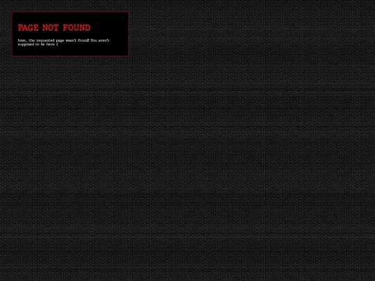 not_found screenshot
