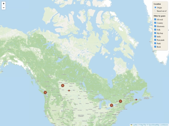 things/canadian-music-map-app screenshot