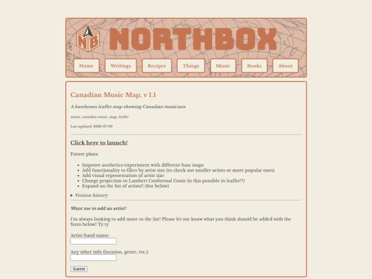 things/canadian-music-map screenshot